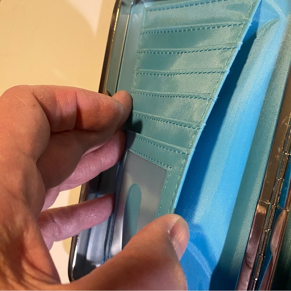 Heritage West clutch, will fit most cell phones out of case, faux leather NWOT - Picture 13 of 14